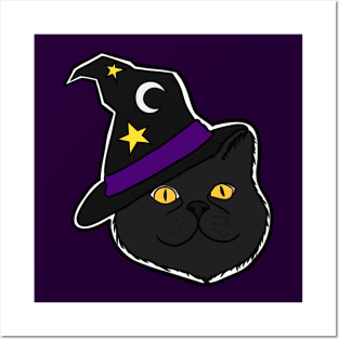 Witchy Kitty Posters and Art